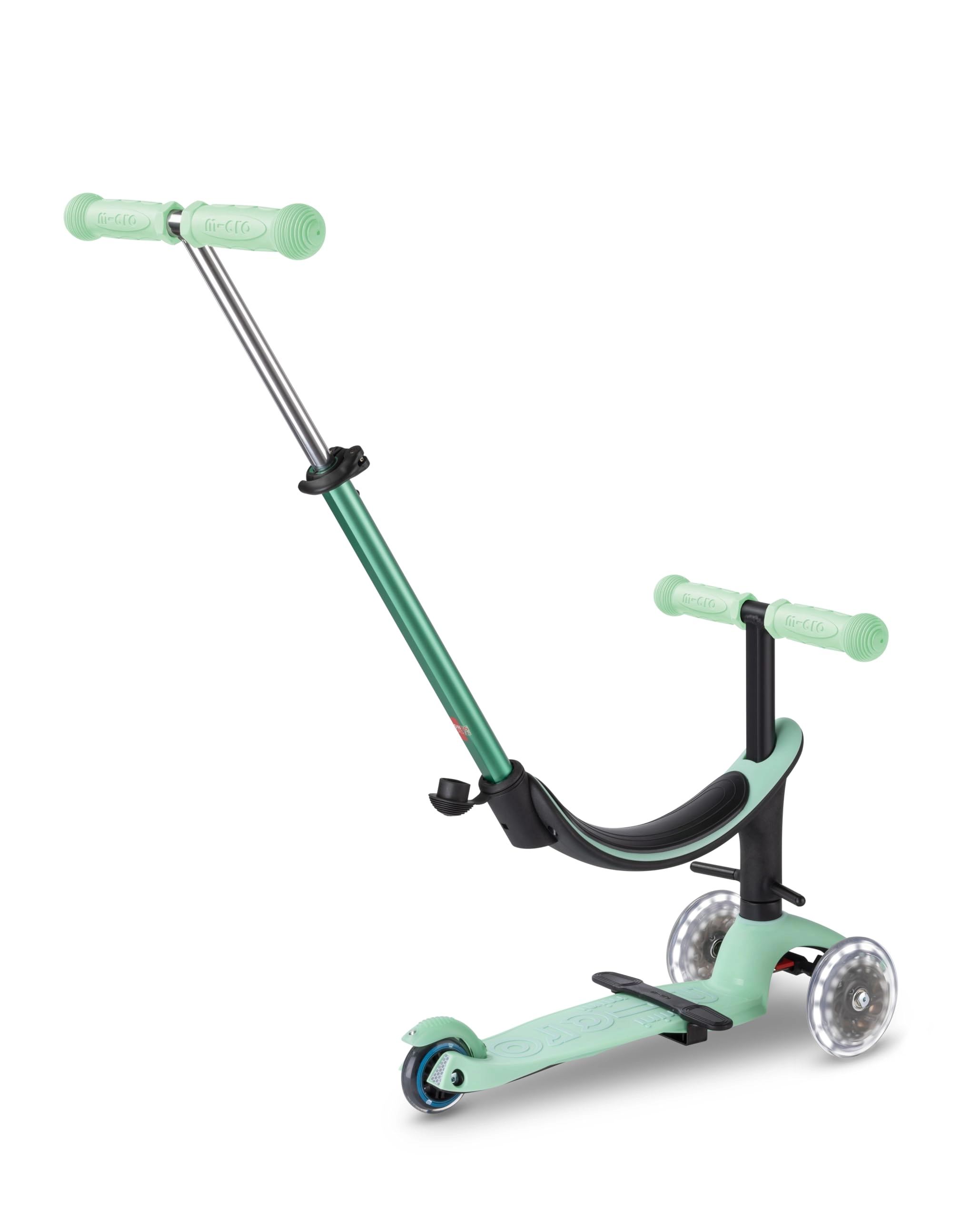 Mini 2Grow Deluxe Magic 3-Wheel Kick Scooter – 120/85mm LED