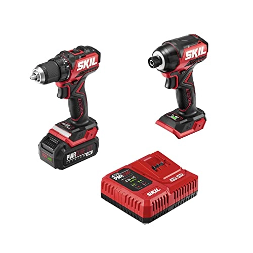 PWR CORE 20 Drill Driver + PWR CORE 20 Impact Driver - 2.0Ah