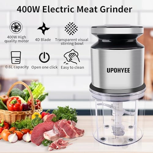 Meat Mincer - 400W 600 ml 4 Blades
