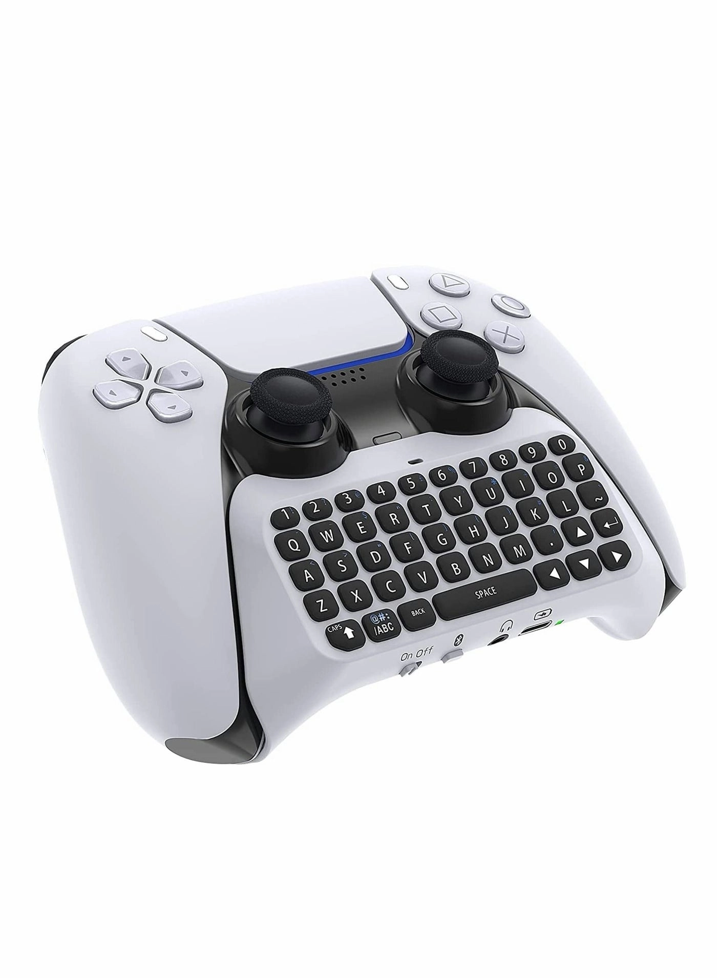 Captaintech Wireless Keyboard for PS5 Controller - Bluetooth 3.0 PS5