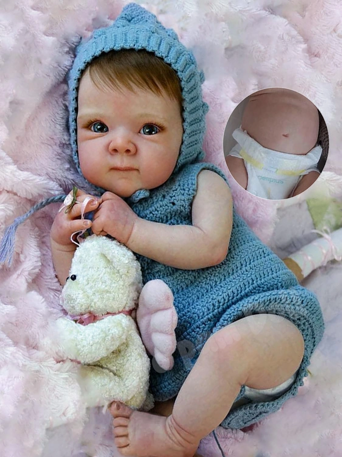Zero Pam Reborn Baby Doll - 45CM Vinyl Ages 3+