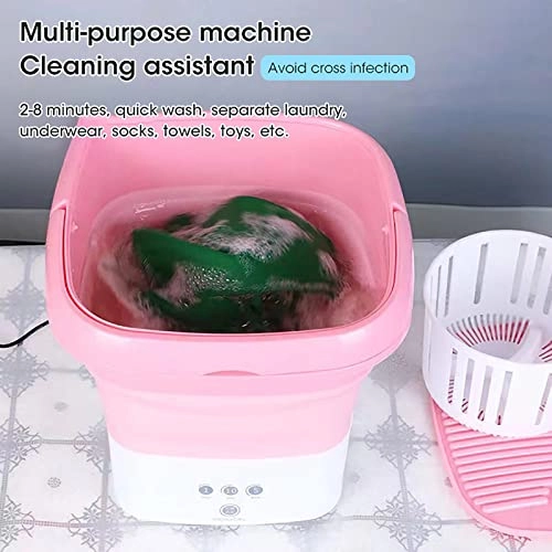 Folding washing machine