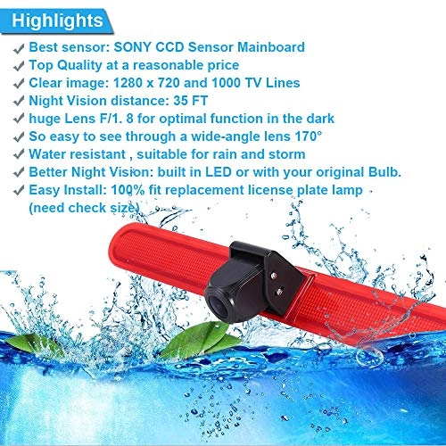 Reversing Camera - Night vision 628 x 586 pixels