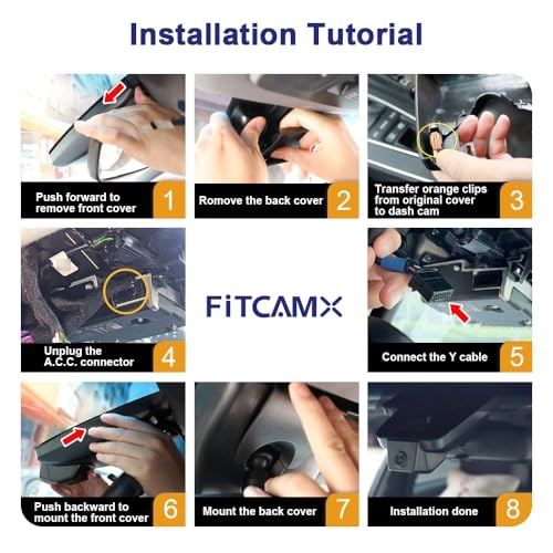 4K Dash Cam - 4K 30FPS for Toyota Camry 2025-2026
