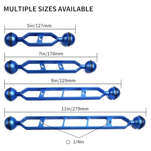 Double Ball Extension Arm - 9" 1" Pack
