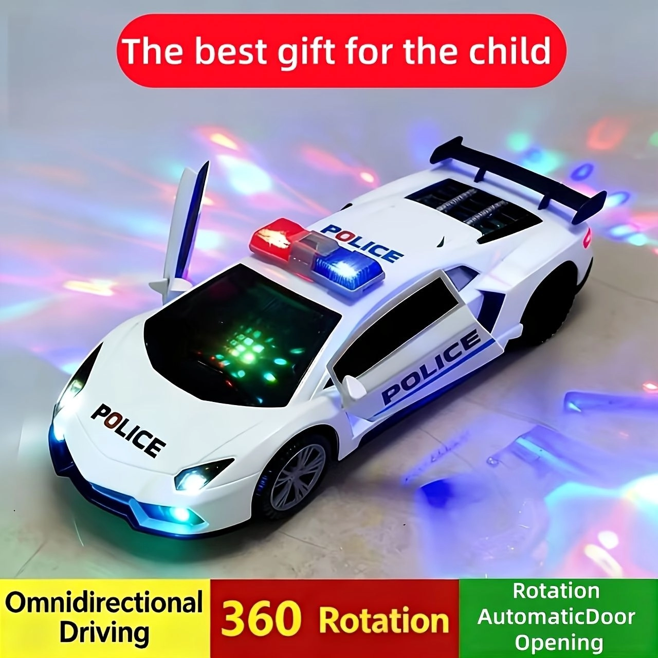 Generic Multifunctional Musical Toy Car