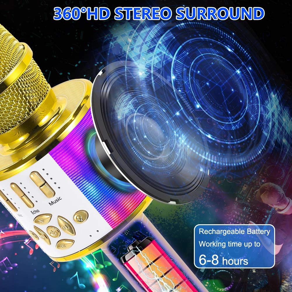 Karaoke Microphone - Handheld Bluetooth