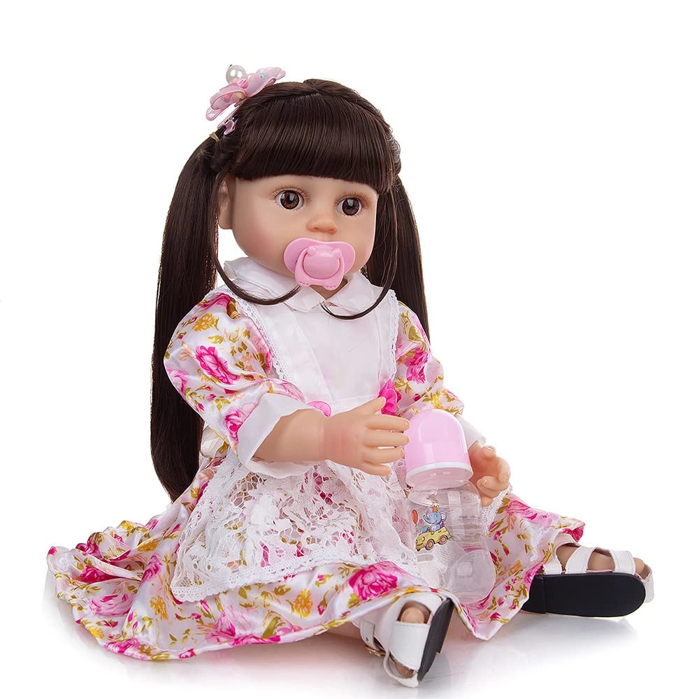 Reborn Baby Doll - 22 Inch Silicone Baby Girl Ages 3+