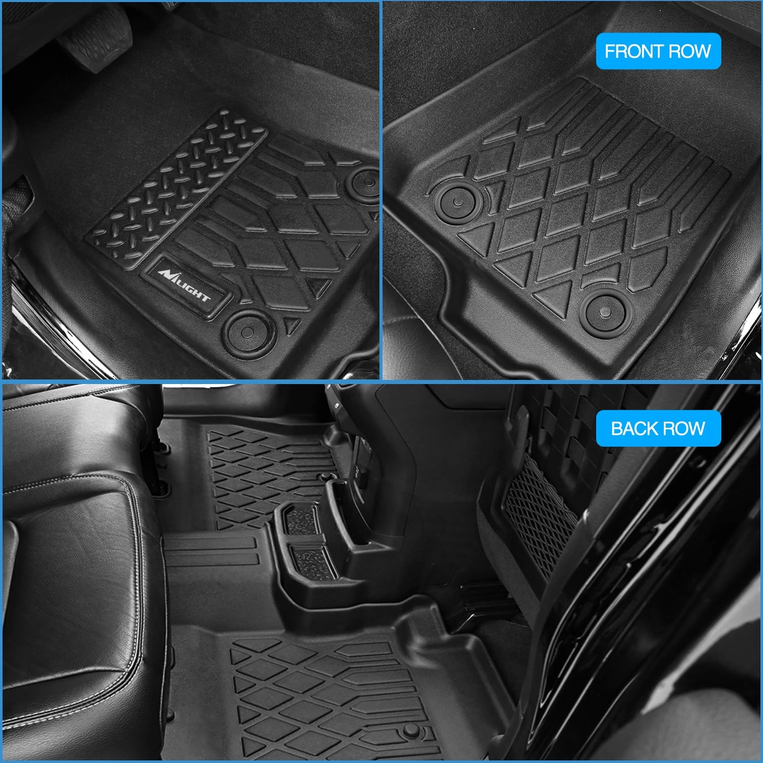 TPE Floor Mats - Toyota Tundra CrewMax Cab 2022 2023 2024 2025 2026