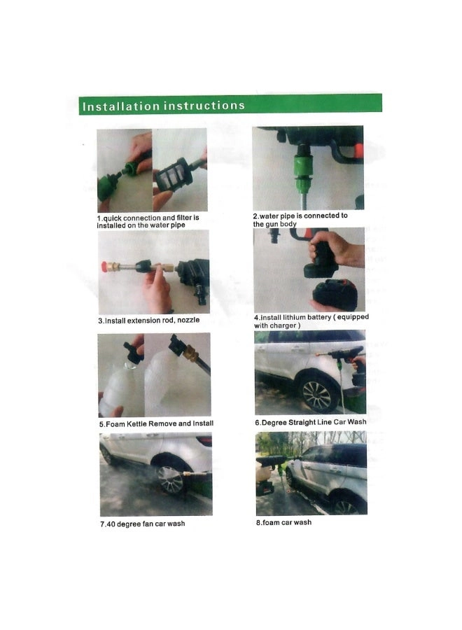 Pressure Washer - 48V Cordless 2 Batteries