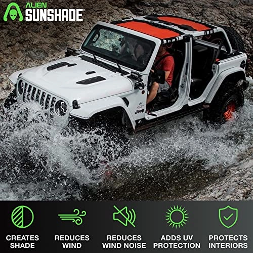 2-Piece Front & Rear Sun Shade - Jeep Wrangler 2018+