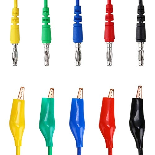 Back Probe Lead Set - 5A 500V 4mm Banana Plug to Alligator Clip
