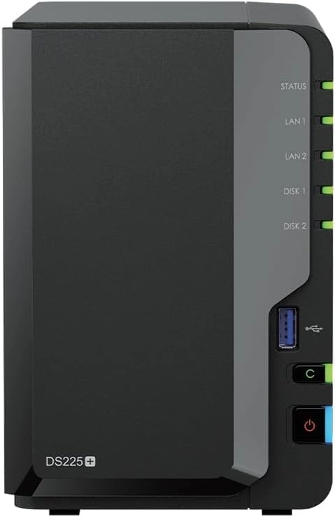 DS225+ 2-Bay 12TB