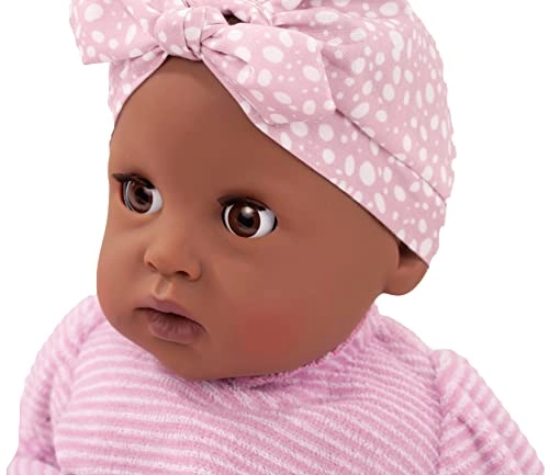 Cosy Aquini Soft Mood Bath Doll - 33 cm Brown Sleeping Eyes Set