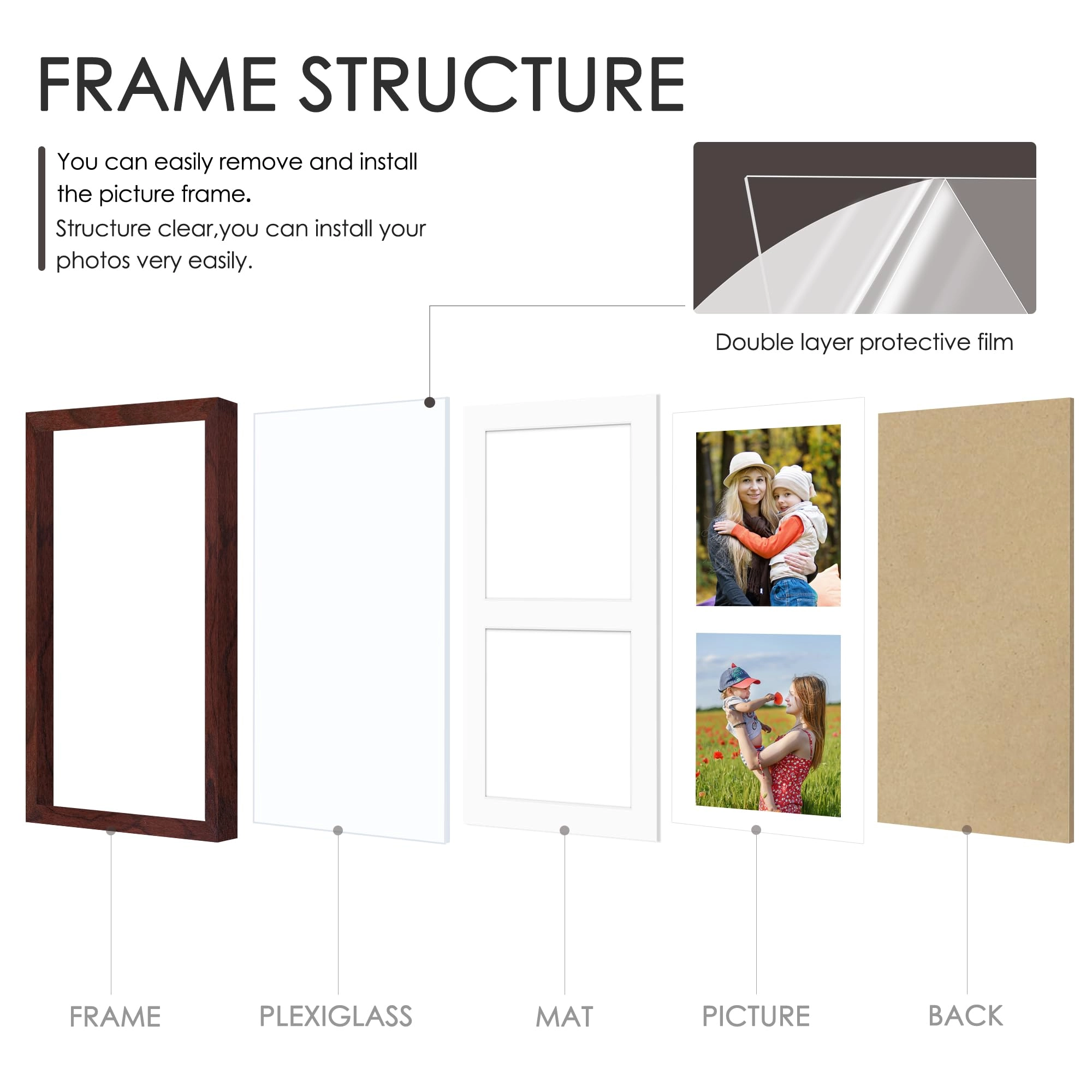 Double 5x7 Picture Frame
