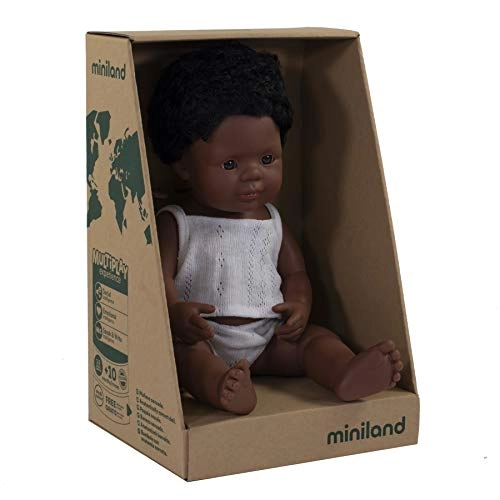Baby Doll - 38 cm Vinyl African American boy