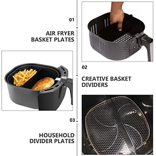 Air Fryer Basket Divider - Carbon steel plate 2 piece(s)