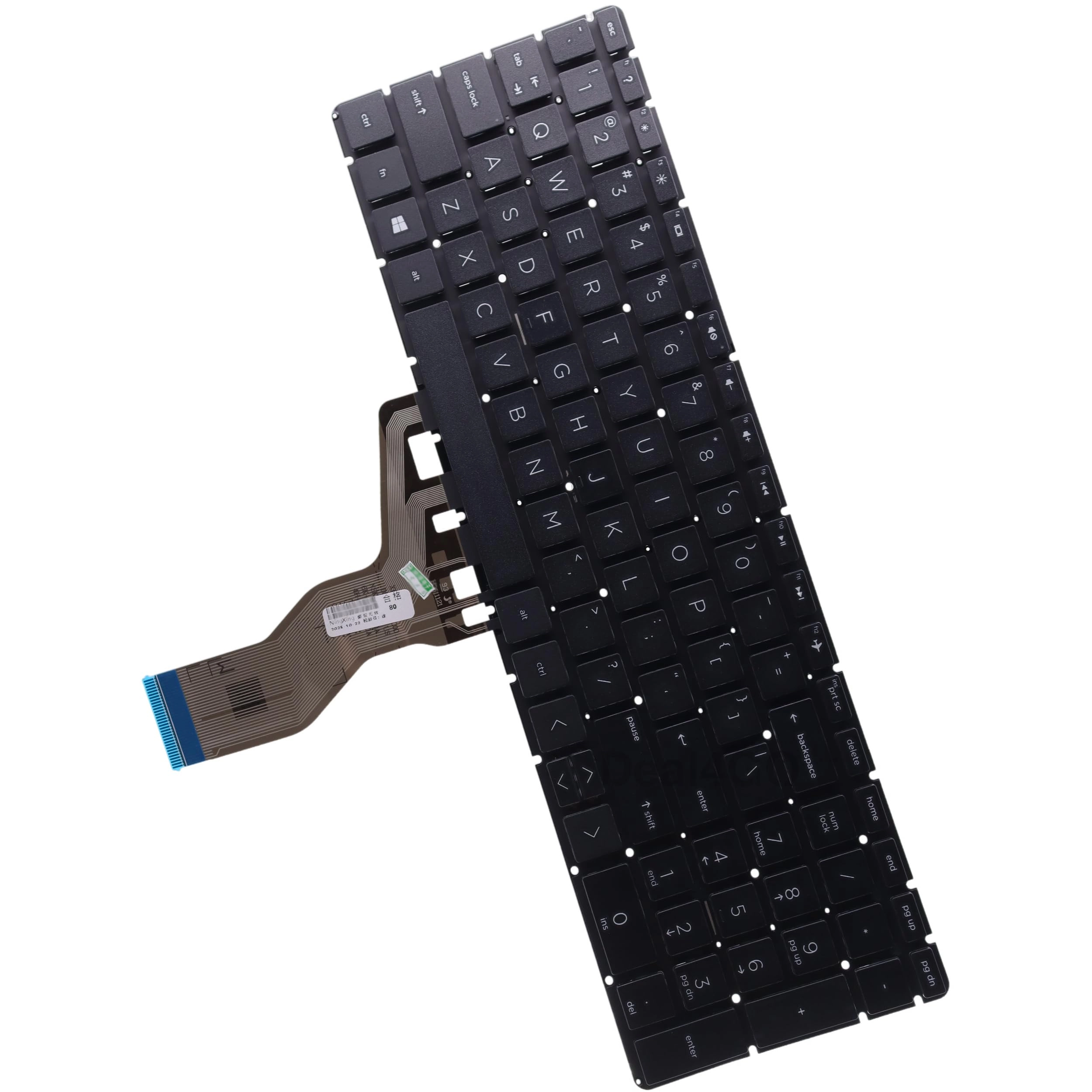 Crystal Keycaps Backlit Keyboard - US Wired