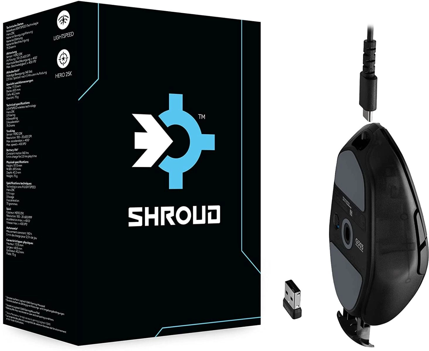 G303 Shroud Edition Gaming Mouse - Wireless