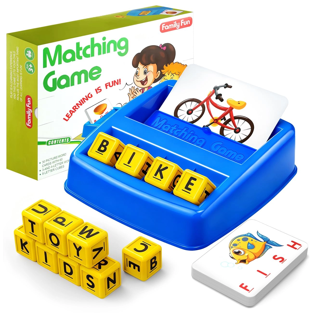 hahagift Matching Spelling Game - 2 3 4 Year Olds 1 pieces