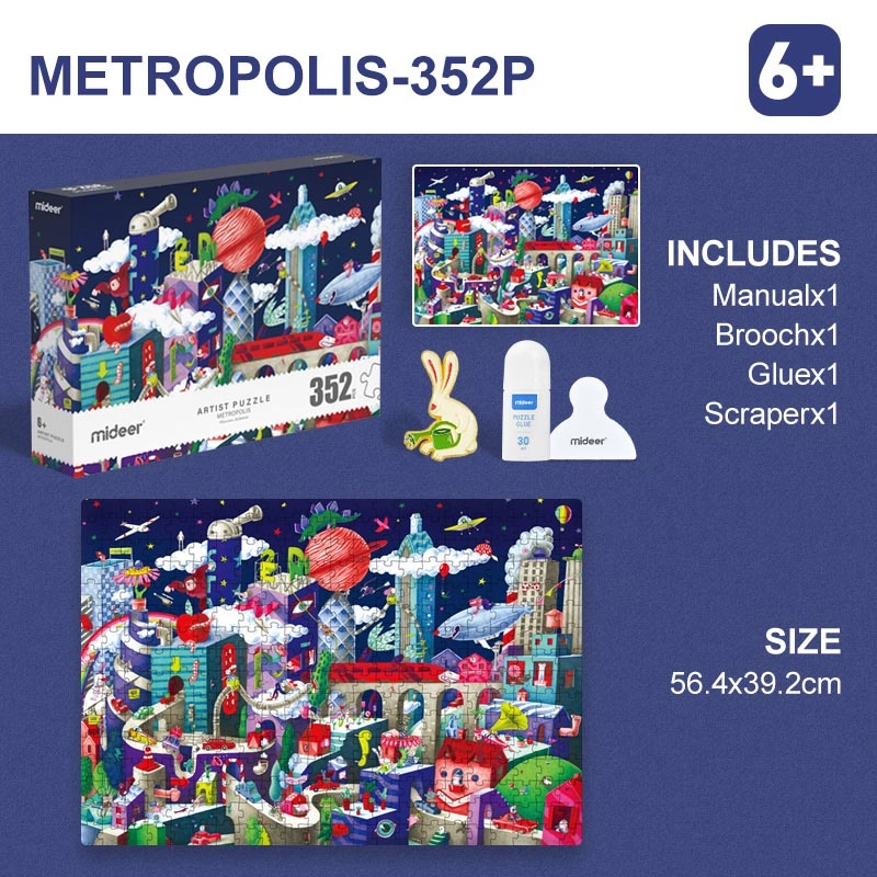 Metropolis Puzzle (MD3178) - 352 pcs