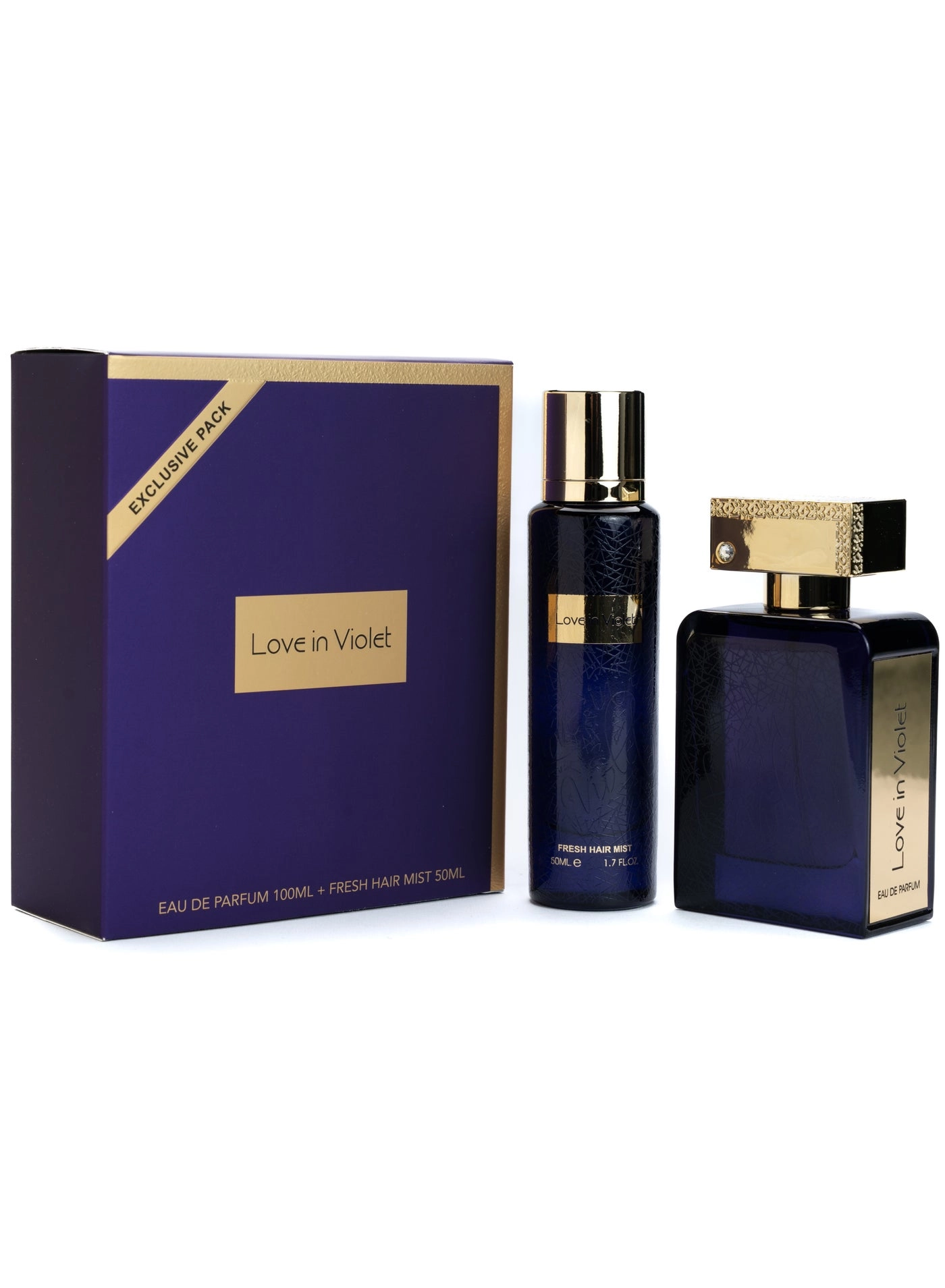 LOVE IN VIOLET Eau De Parfum - 100ml + Hair Mist - 50ml