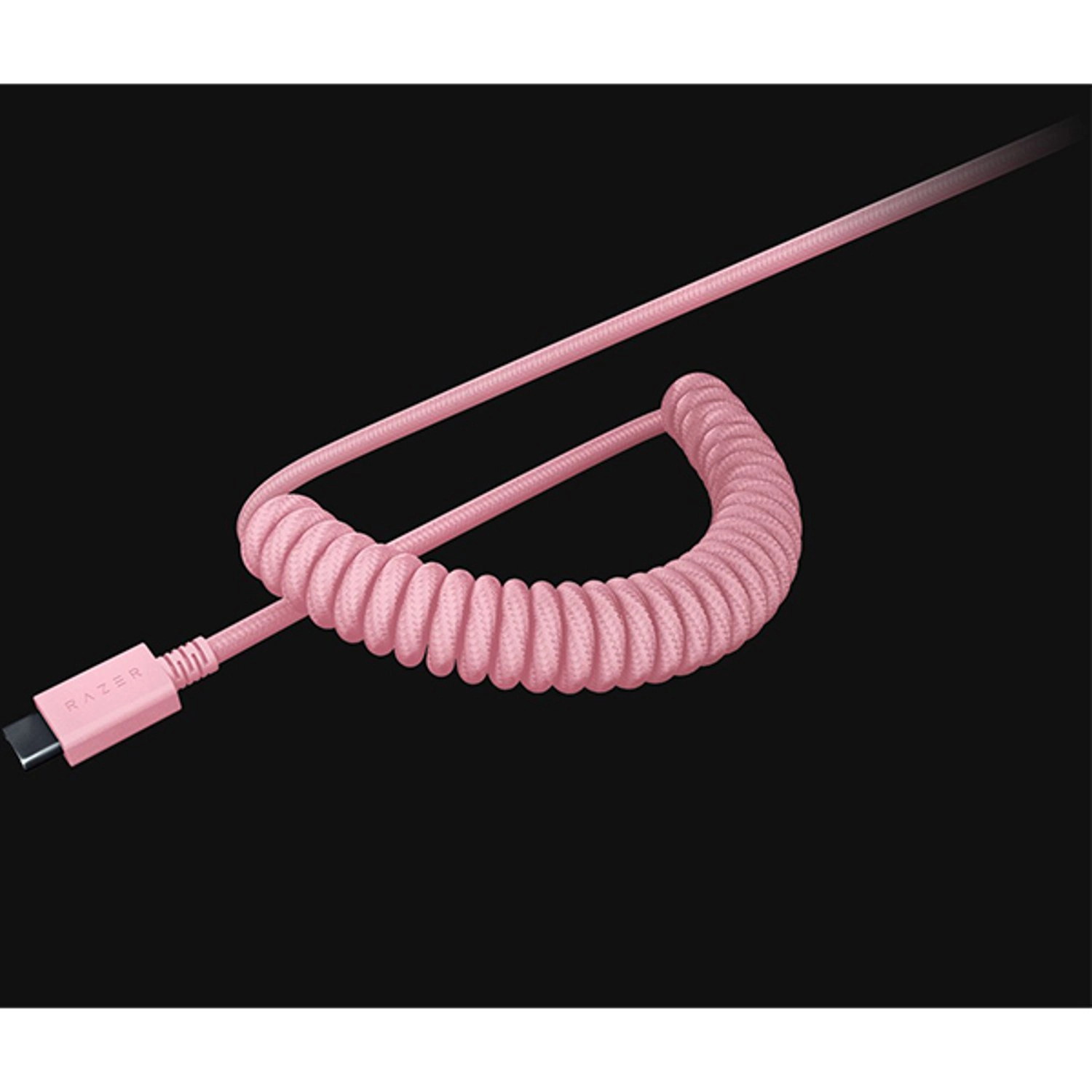 BT Keycap+Coiled Cable Upgrade Set - Standard bottom row US and UK layout USB-C to USB-A