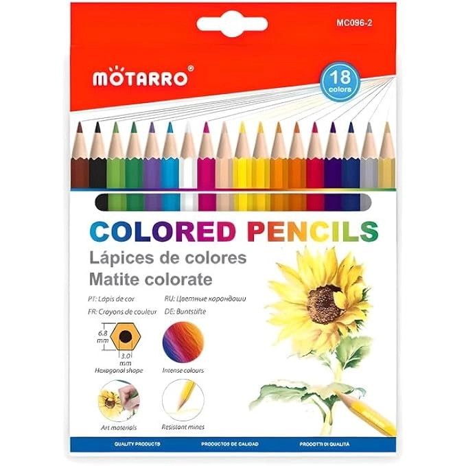 FITTO Color Pencils - 18