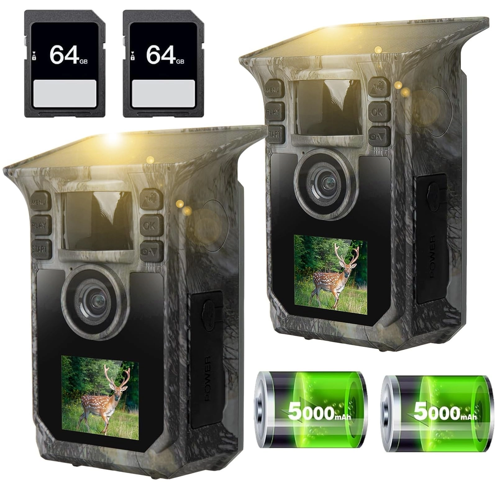 Hrivcam Solar Trail Camera - 64MP