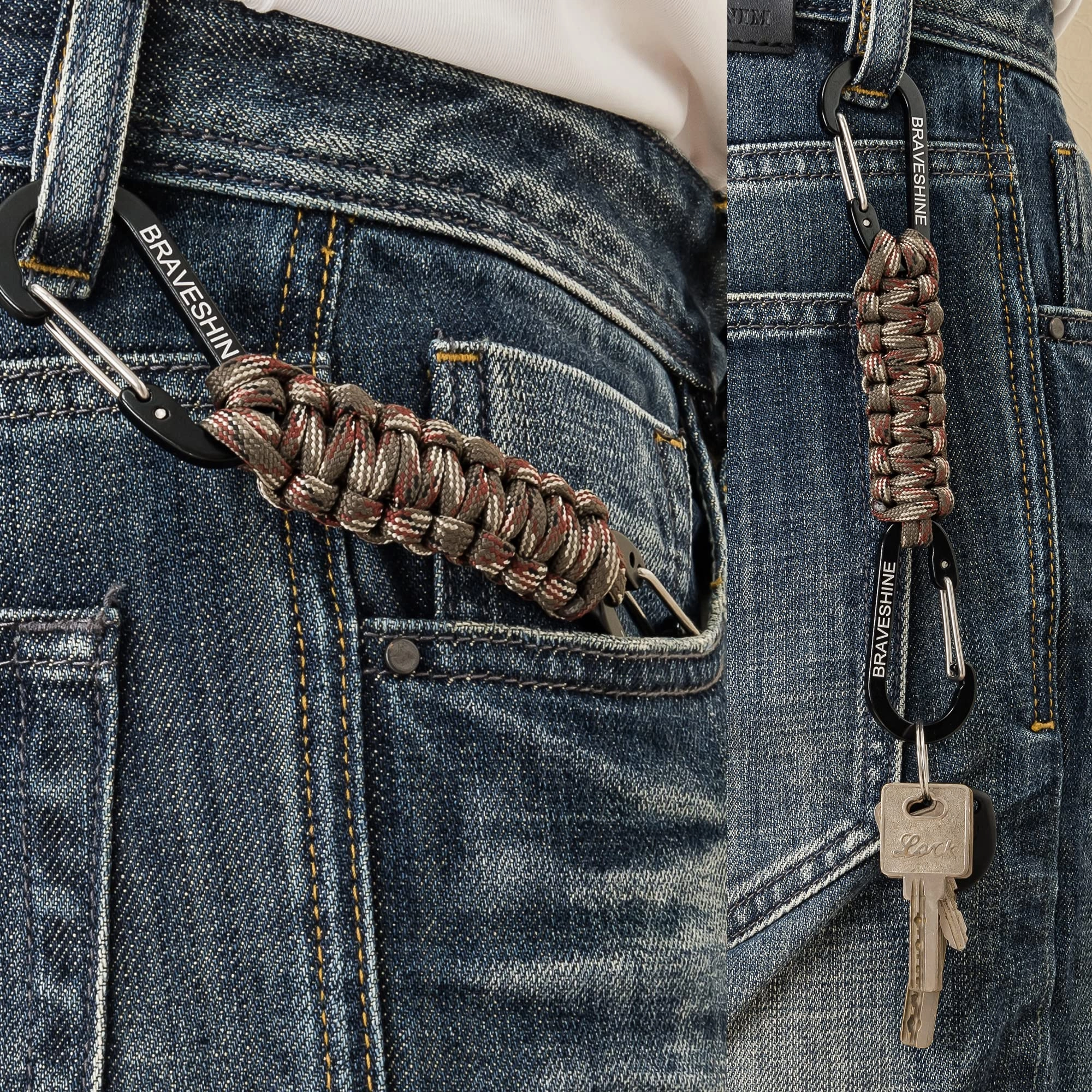 Paracord keychain