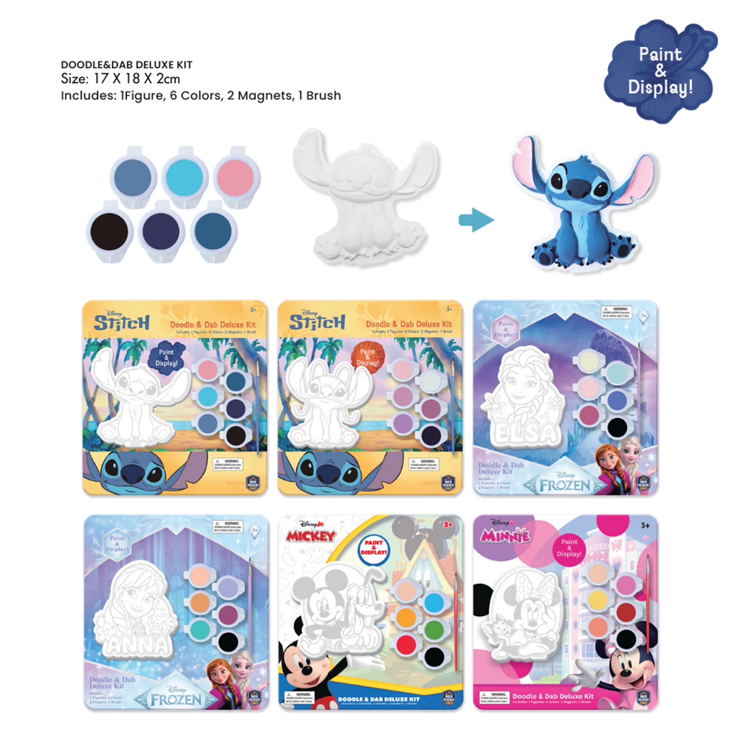 Disney Minnie Mouse Paint And Display Figurine Kit - 3+ years