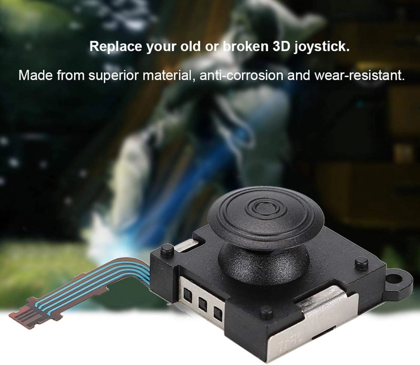 3D Analog Joystick - Black PS Vita 2000