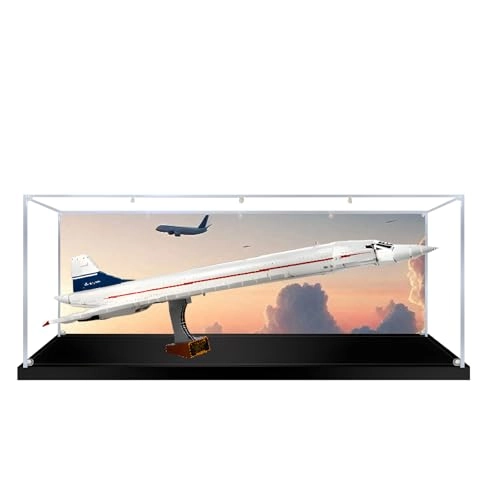 LE*GO Concorde (10318) Display Case - Background-F
