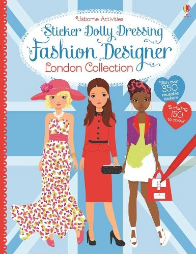 Usborne Designer London Collection Activity Sticker Book 350 pcs