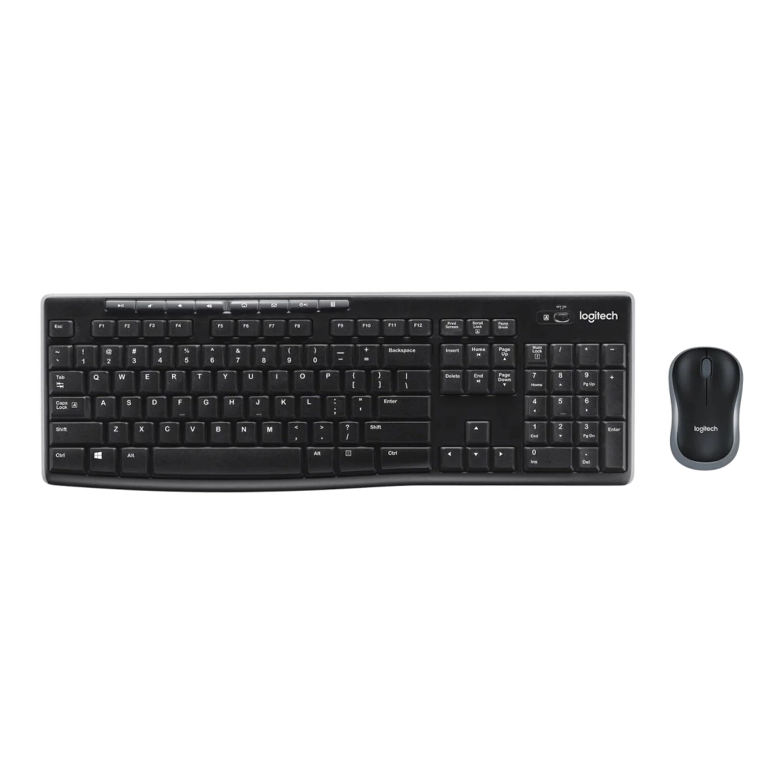 Logitech MK270 - Wireless Keyboard and Mouse Combo Long Battery Life