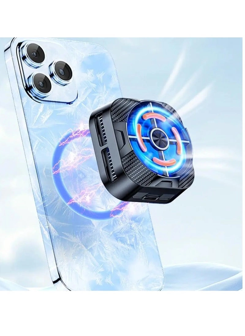 X79 Mobile Phone Cooling Fan - RGB Lights Adjustable Clip