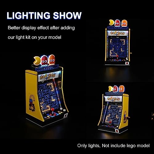 LED Light Set for LEGO 10323 PAC-Man Arcade - Plastic PAC-Man 1