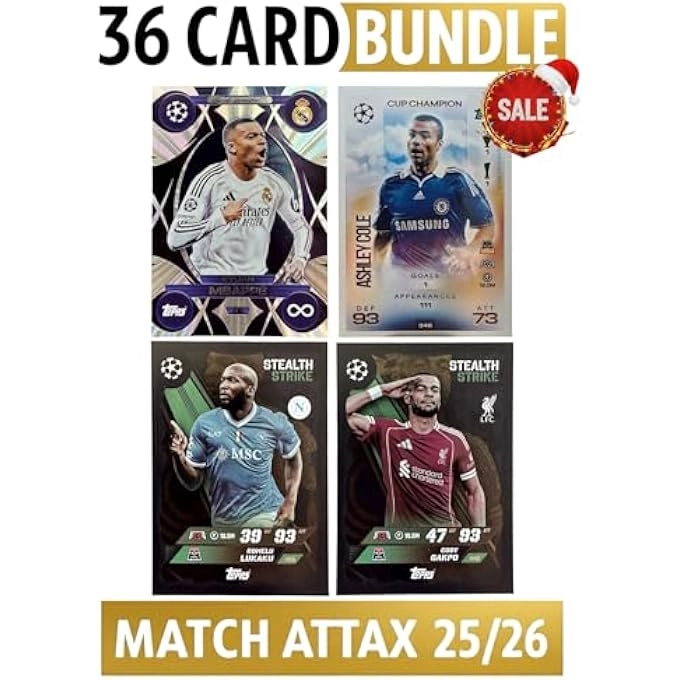 Match Attax 2025/2026 Super Rare - 36pcs