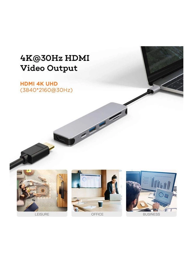 USB-C Hub - 6 in 1 4K