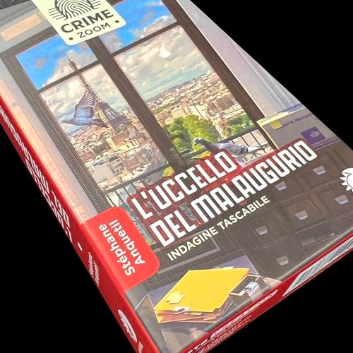 Crime Zoom: A Bird of Ill Omen - Card Game (Italian)