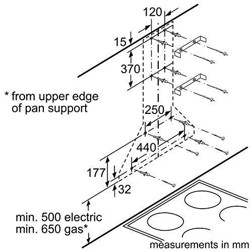 Built-In Wall Chimney Hood - 90cm