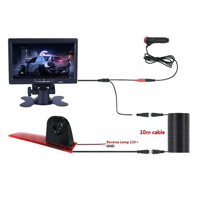 AHD 1080P Brake Light Reverse Camera - Night vision