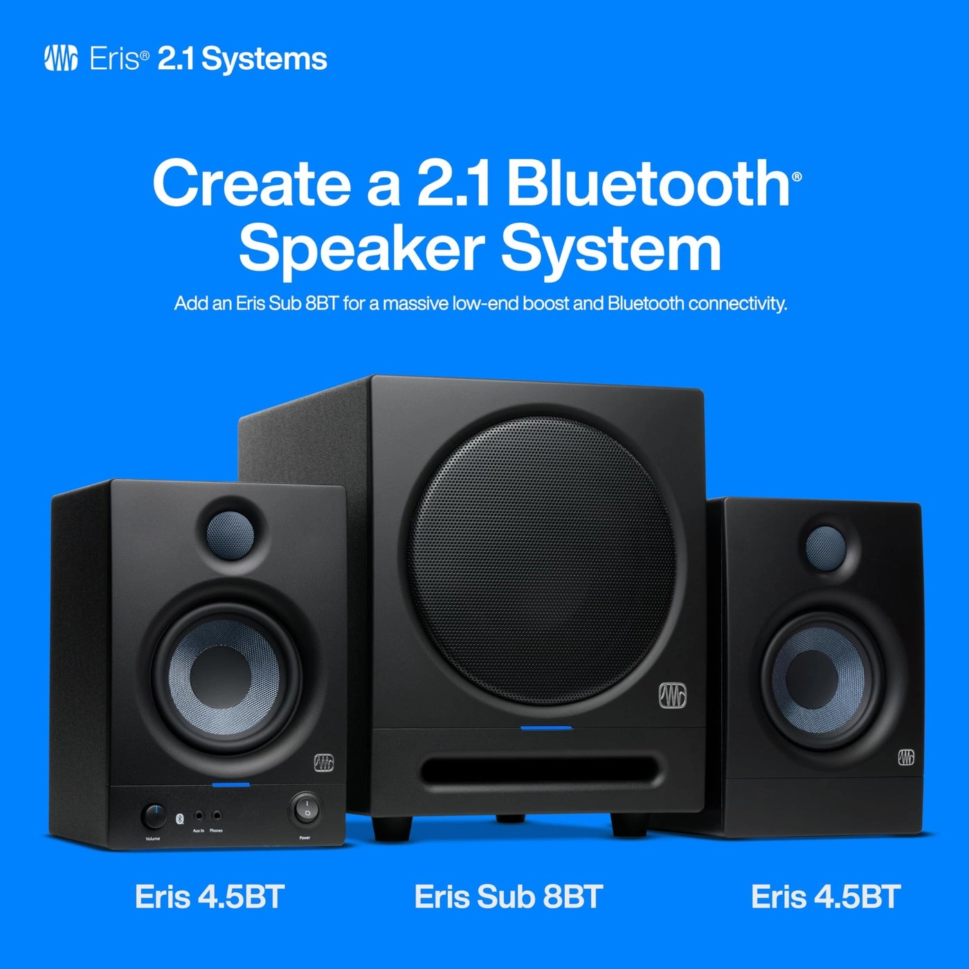 Eris E4.5 BT - Stereo 50 Watts