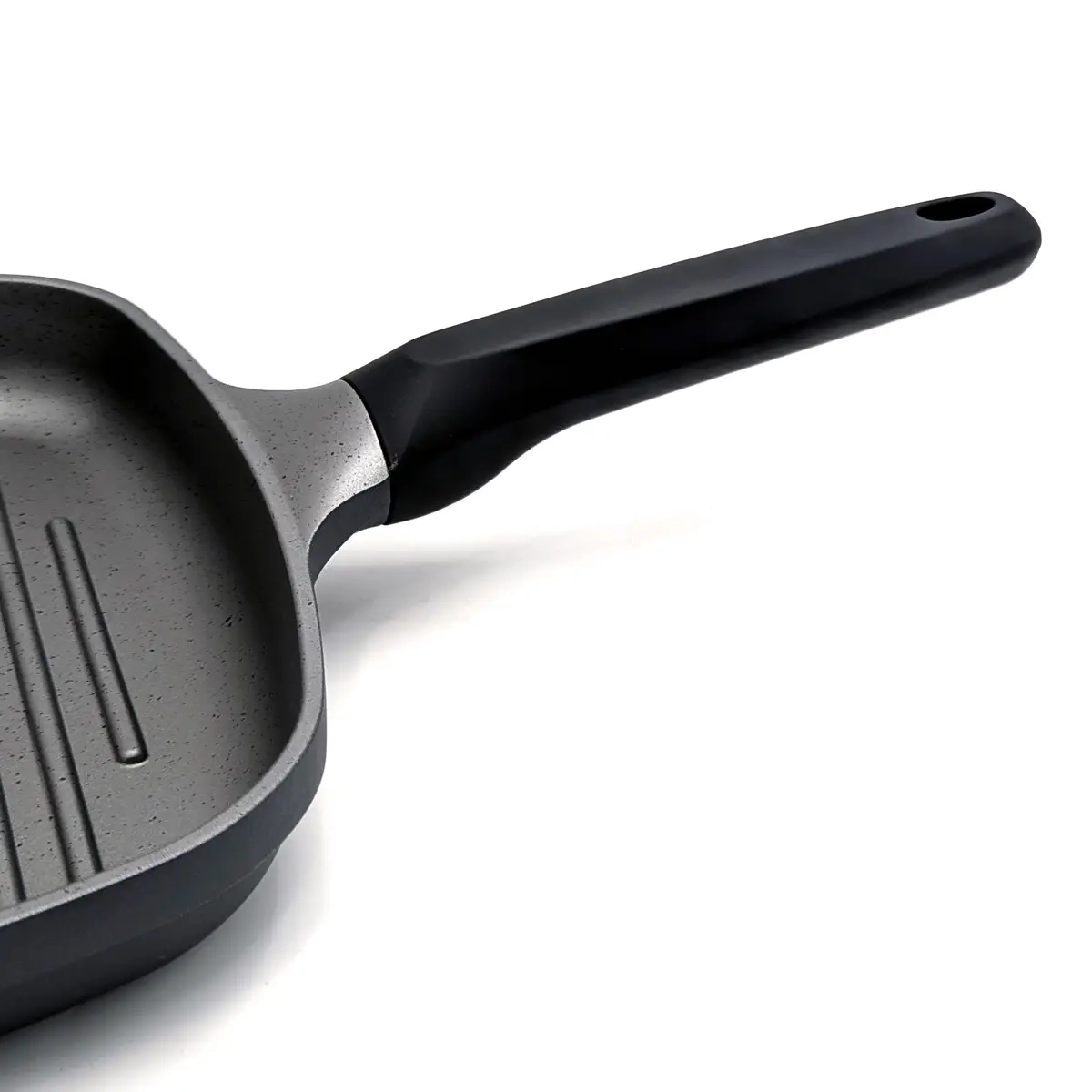 Essential Cast Aluminum Grill Pan - 28cm 4-Layer Non-Stick Coating