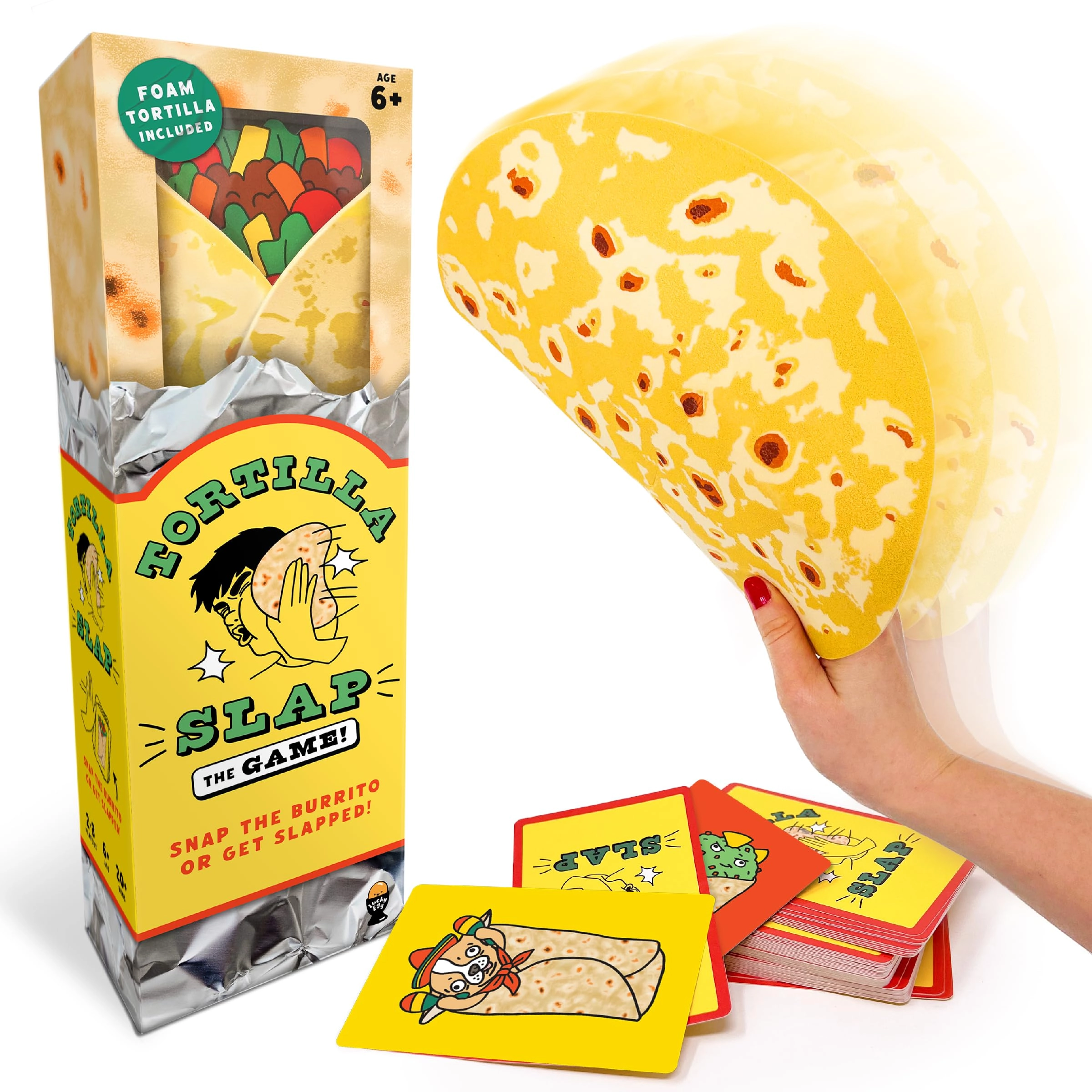 Lucky Egg Tortilla Slap - Family Game 28 Players 6 Year Olds