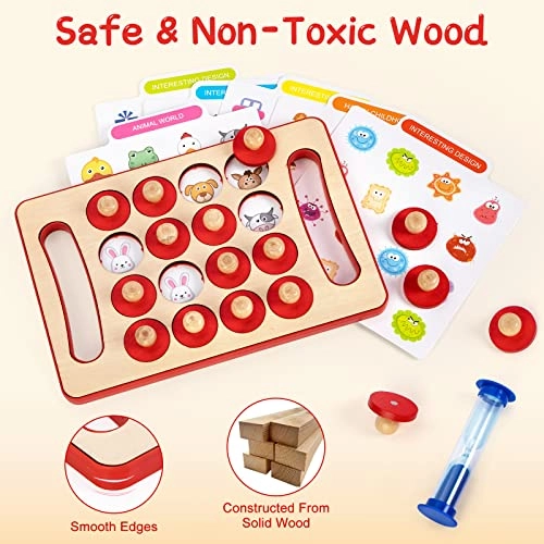 memory chess game - 36 months+ 6 pieces