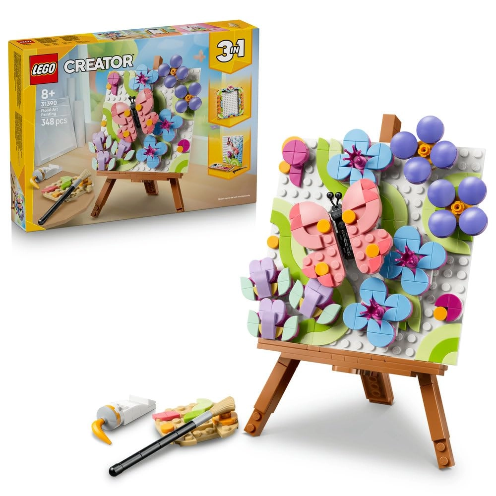 LEGO Floral Art Decor Painting (31390) - 3-IN-1