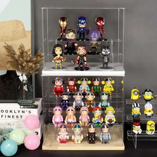 4 Tier Clear Acrylic Display Case - 1