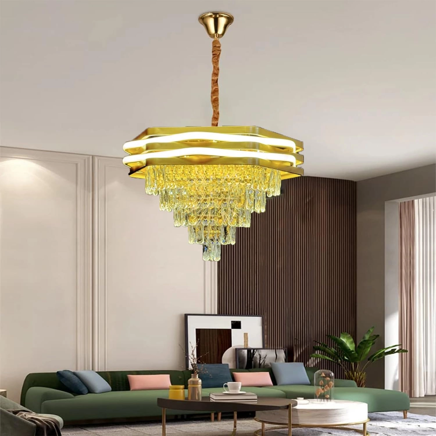 Crystal Chandelier - White Warm White Natural White