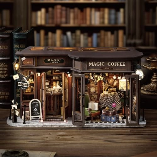 Miniature Wooden Dollhouse Furniture Kit - Creative Room 1:24